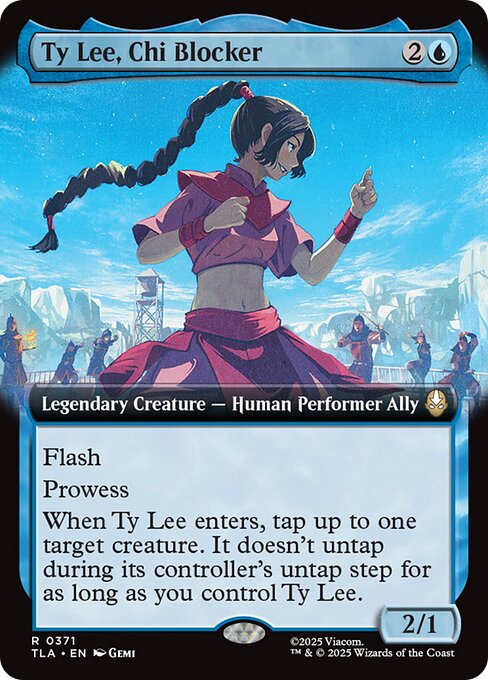 Ty Lee, Chi Blocker (371) - EXTENDED ART (Foil) - Avatar: The Last Airbender - Game On