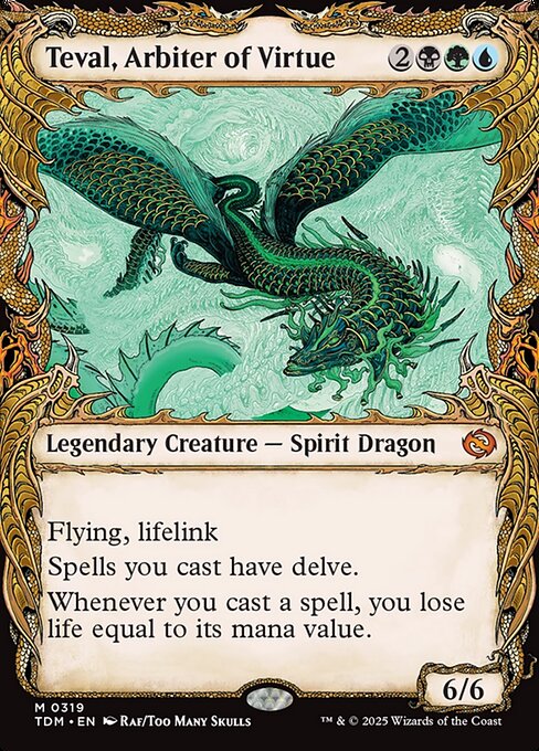 Teval, Arbiter of Virtue (319) - SHOWCASE - Tarkir: Dragonstorm - Game On