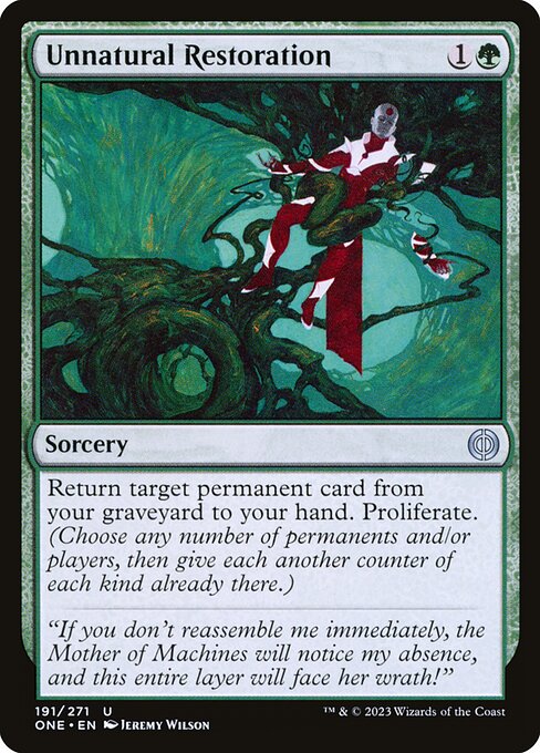 Unnatural Restoration (191) - Phyrexia: All Will Be One - Game On