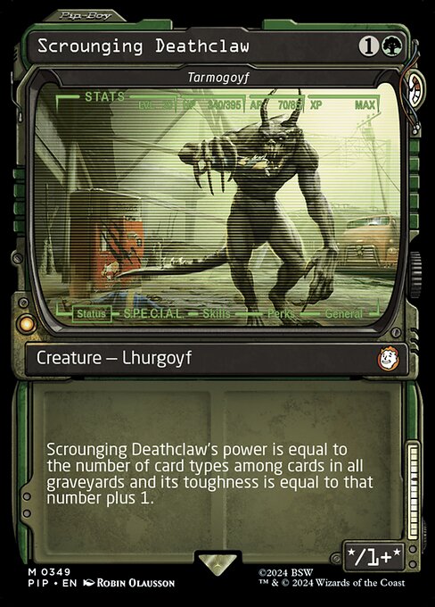 Tarmogoyf (349) - SHOWCASE (Foil) - Fallout - Game On