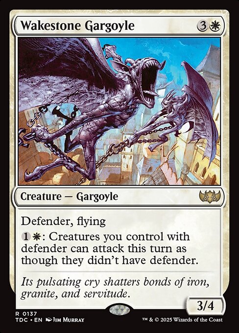 Wakestone Gargoyle (137) - Tarkir: Dragonstorm Commander - Game On