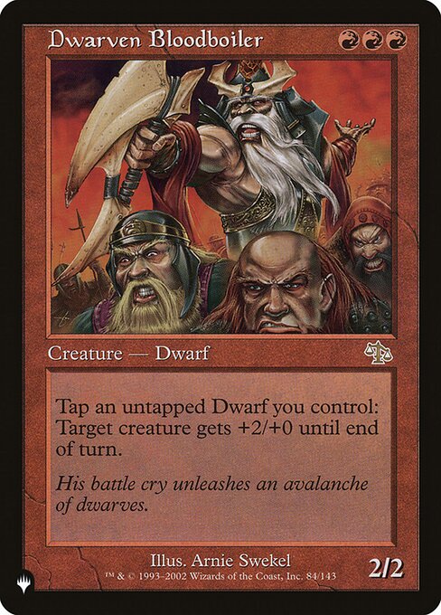 Dwarven Bloodboiler (JUD-84) - The List - Game On