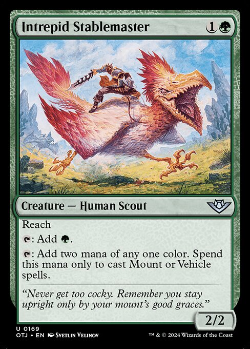 Intrepid Stablemaster (169) (Foil) - Outlaws of Thunder Junction - Game On