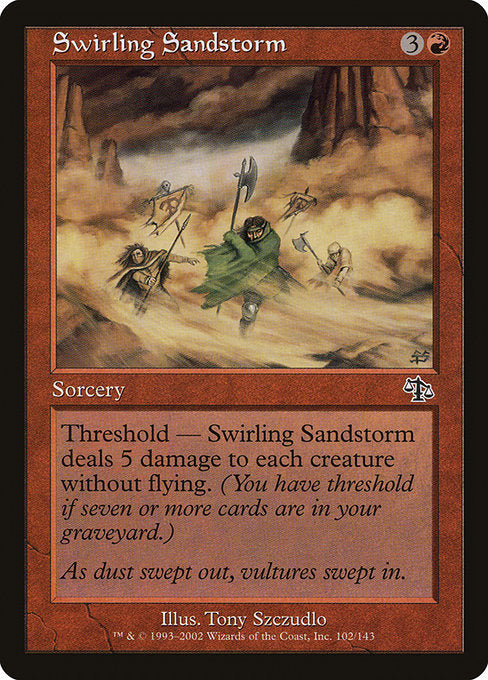 Swirling Sandstorm (102) (Foil) - Judgment - Game On