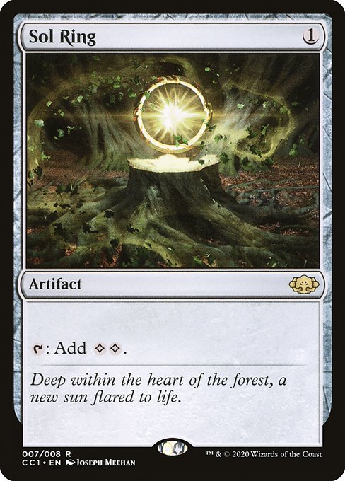Sol Ring (7) (Foil) - Commander Collection: Green - Game On