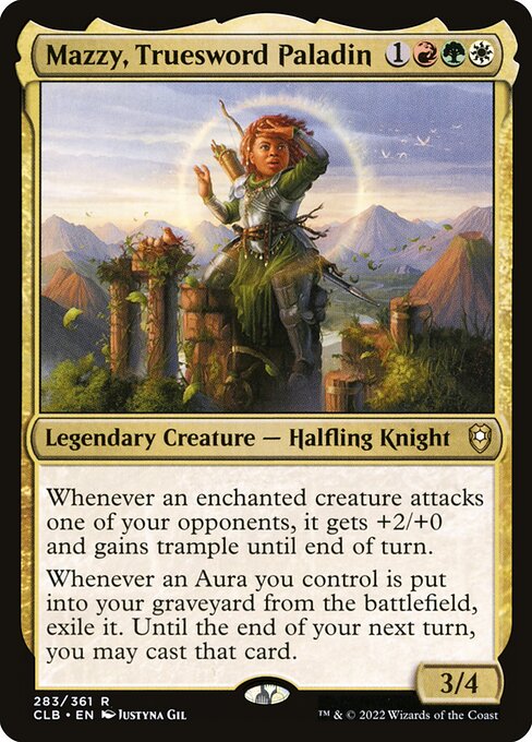Mazzy, Truesword Paladin (283) (Foil) - Commander Legends: Battle for Baldur's Gate - Game On