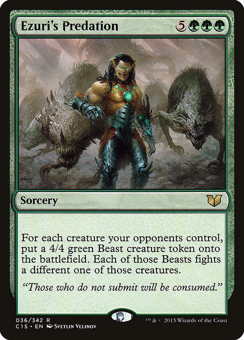 Ezuri's Predation (36) - Commander 2015 - Game On