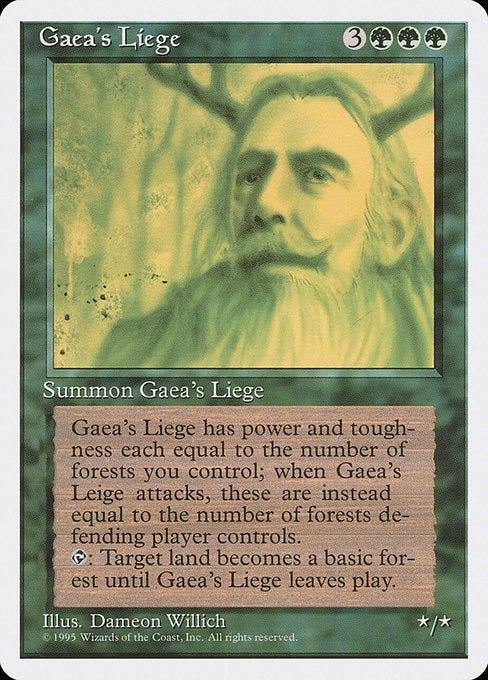 Gaea's Liege (247) - Fourth Edition - Game On