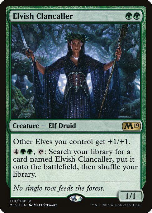 Elvish Clancaller (179) - Core Set 2019 - Game On