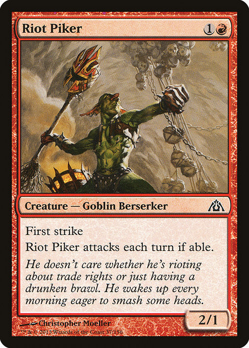Riot Piker (37) (Foil) - Dragon's Maze - Game On