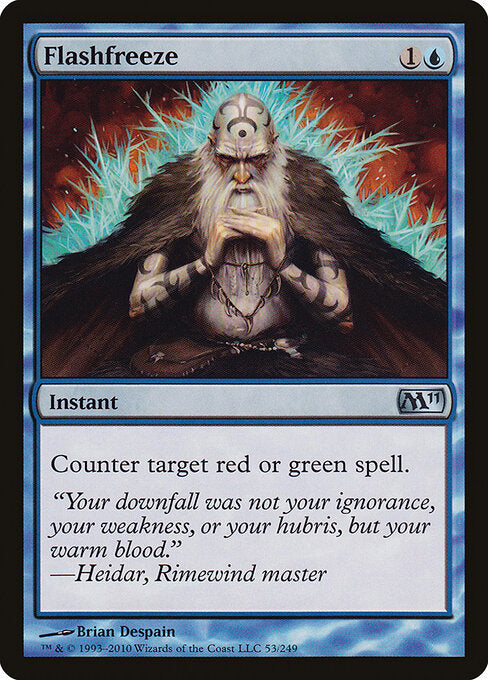 Flashfreeze (53) (Foil) - Magic 2011 - Game On