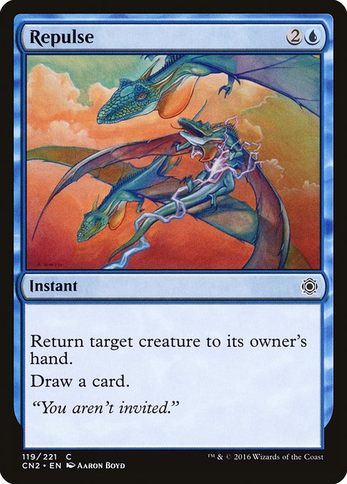 Repulse (119) (Foil) - Conspiracy: Take the Crown - Game On