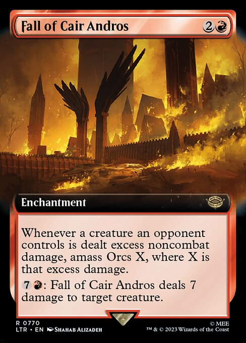Fall of Cair Andros (770) - EXTENDED ART (Foil) - The Lord of the Rings: Tales of Middle-earth - Game On