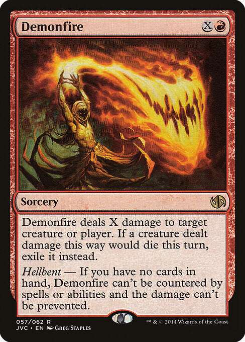 Demonfire (57) - Duel Decks Anthology: Jace vs. Chandra - Game On