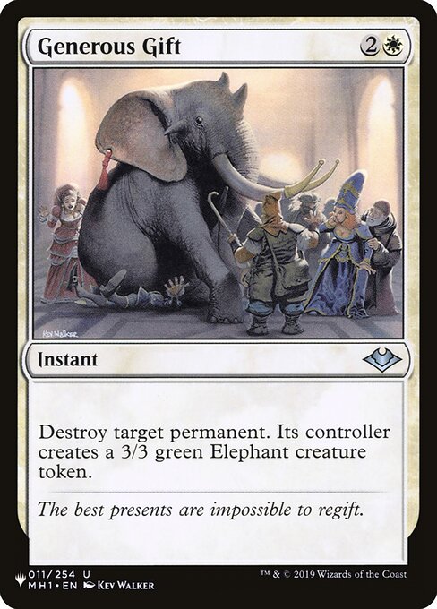Generous Gift (MH1-11) - The List - Game On