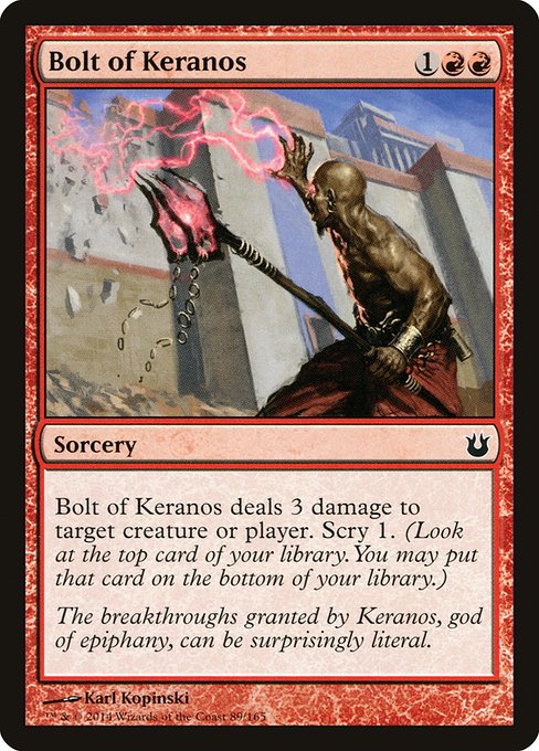 Bolt of Keranos (89) (Foil) - Born of the Gods - Game On