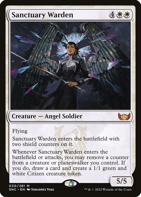 Sanctuary Warden (30) (Foil) - Streets of New Capenna - Game On