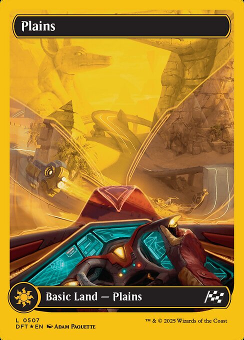 Plains (507) - FULL ART (Foil) - Aetherdrift - Game On