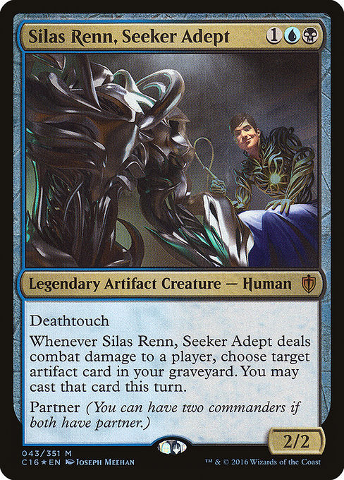 Silas Renn, Seeker Adept (43) (Foil) - Commander 2016 - Game On