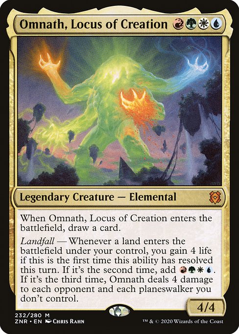 Omnath, Locus of Creation (232) - Zendikar Rising - Game On