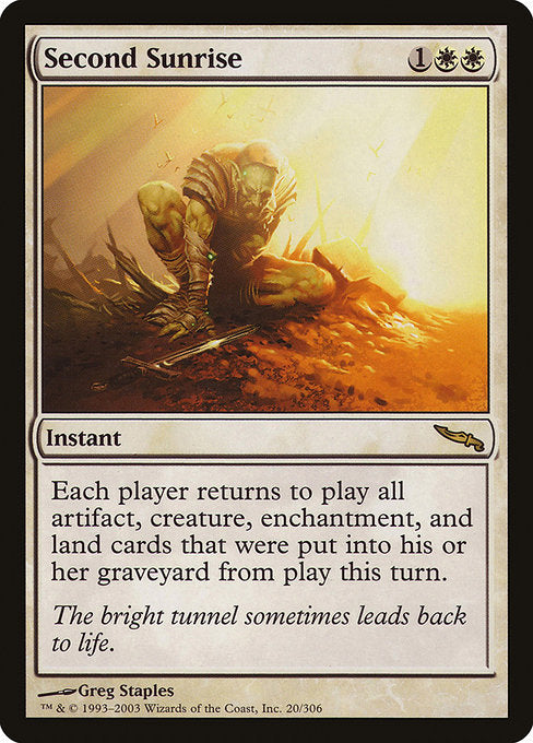 Second Sunrise (20) (Foil) - Mirrodin - Game On