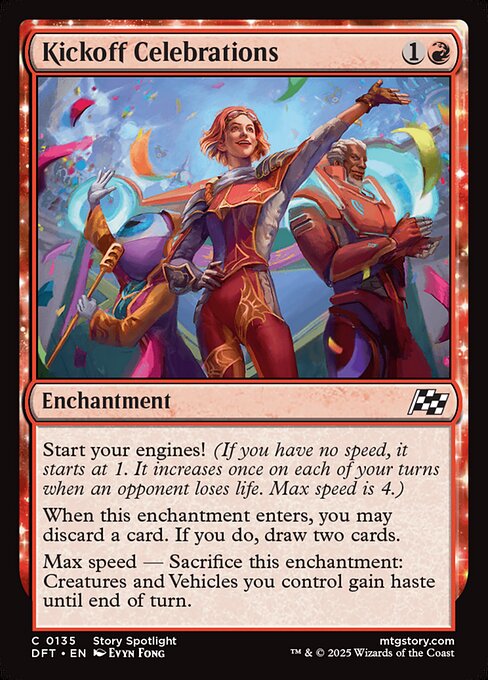 Kickoff Celebrations (135) (Foil) - Aetherdrift - Game On