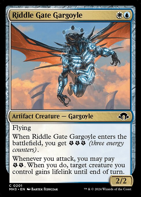 Riddle Gate Gargoyle (201) (Foil) - Modern Horizons 3 - Game On