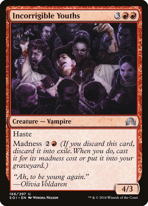Incorrigible Youths (166) (Foil) - Shadows over Innistrad - Game On
