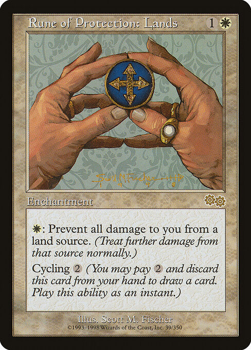 Rune of Protection: Lands (39) - Urza's Saga - Game On