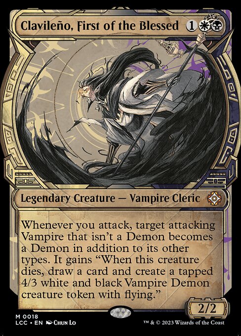 Clavileño, First of the Blessed (18) - SHOWCASE - The Lost Caverns of Ixalan Commander - Game On