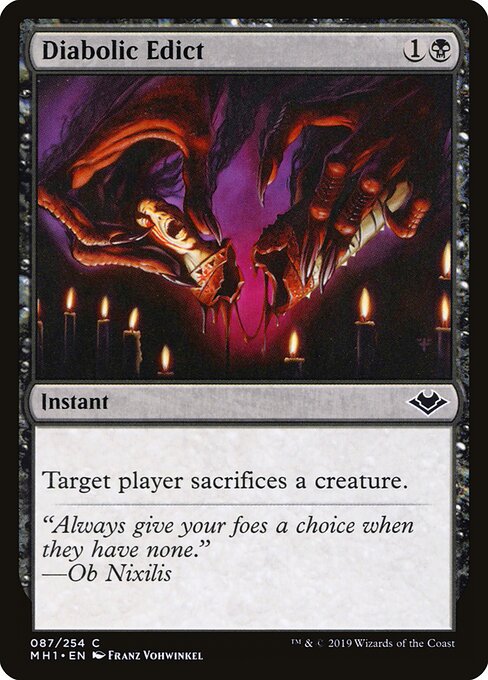 Diabolic Edict (87) - Modern Horizons - Game On