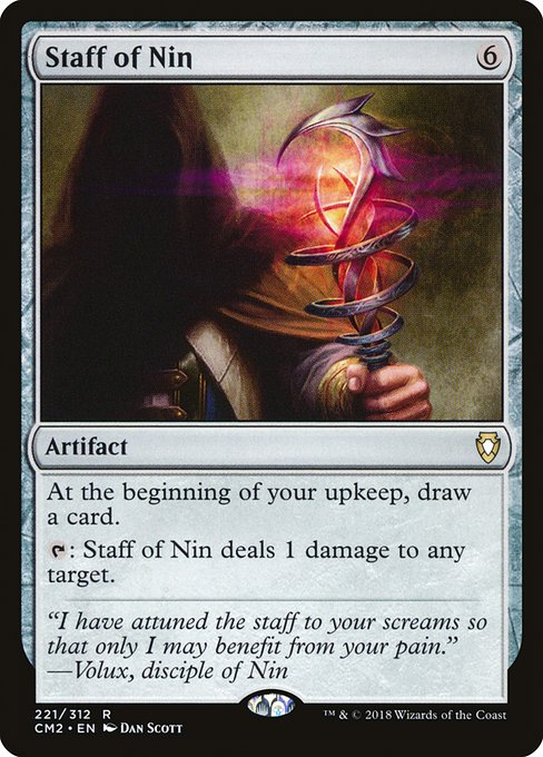 Staff of Nin (221) - Commander Anthology Volume II - Game On