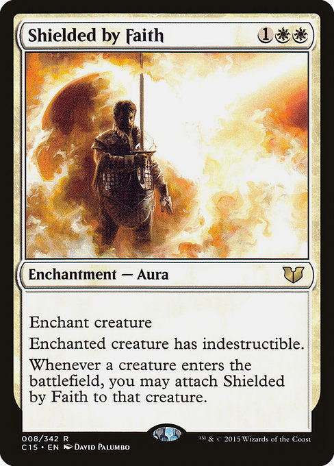 Shielded by Faith (8) - Commander 2015 - Game On