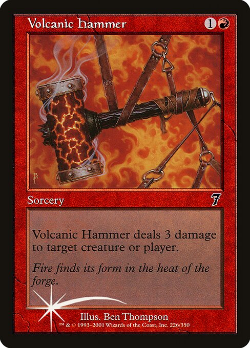 Volcanic Hammer (226★) (Foil) - Seventh Edition - Game On