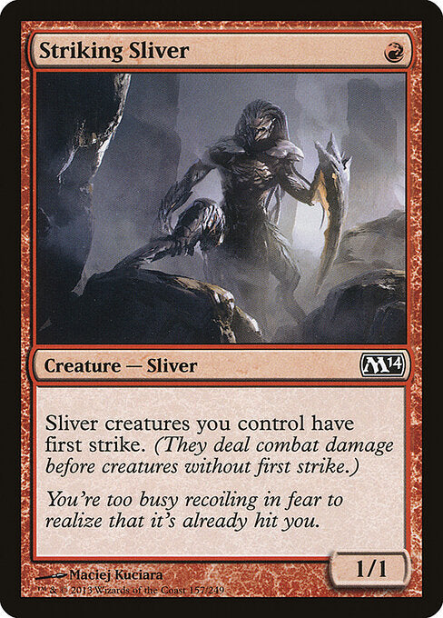 Striking Sliver (157) - Magic 2014 - Game On