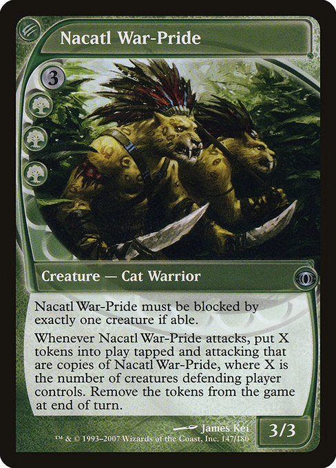 Nacatl War-Pride (147) (Foil) - Future Sight - Game On