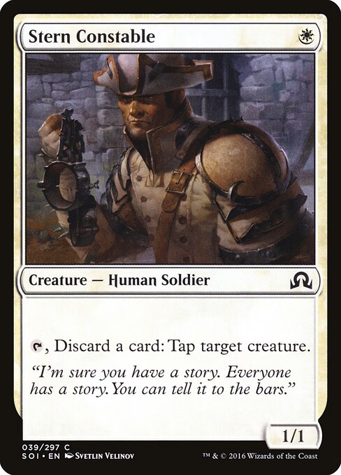 Stern Constable (39) (Foil) - Shadows over Innistrad - Game On