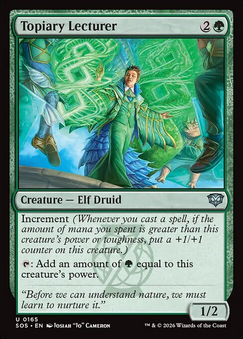 Topiary Lecturer (165) (Foil) - Secrets of Strixhaven - Game On