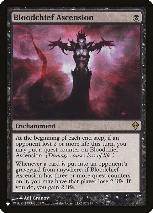 Bloodchief Ascension (ZEN-82) - The List - Game On