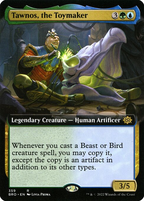 Tawnos, the Toymaker (359) - EXTENDED ART (Foil) - The Brothers' War - Game On