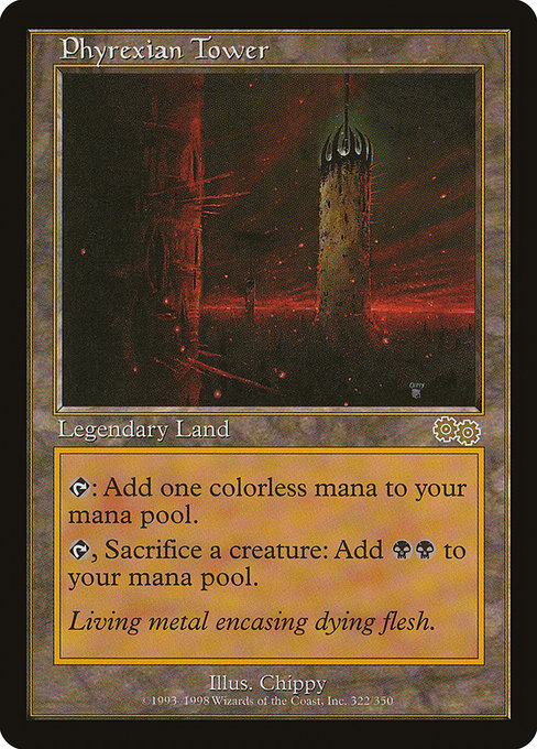 Phyrexian Tower (322) - Urza's Saga - Game On