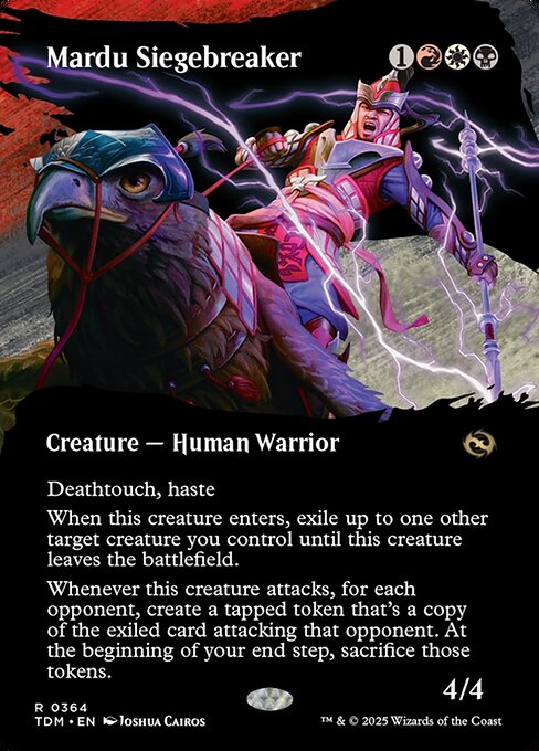 Mardu Siegebreaker (364) - BORDERLESS - FULL ART - Tarkir: Dragonstorm - Game On