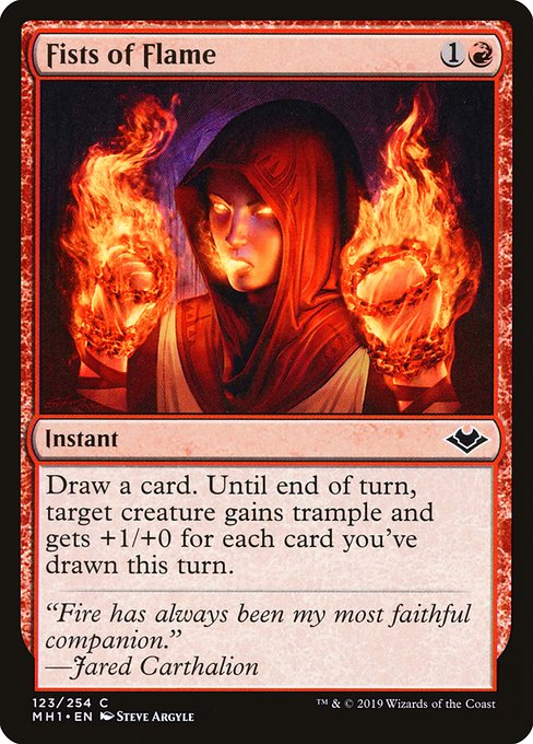 Fists of Flame (123) - Modern Horizons - Game On