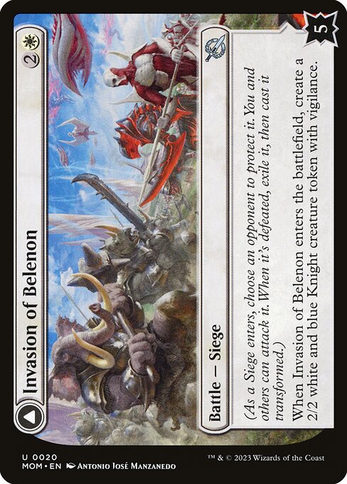 Invasion of Belenon // Belenon War Anthem (20) (Foil) - March of the Machine - Game On