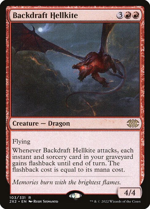 Backdraft Hellkite (103) - Double Masters 2022 - Game On