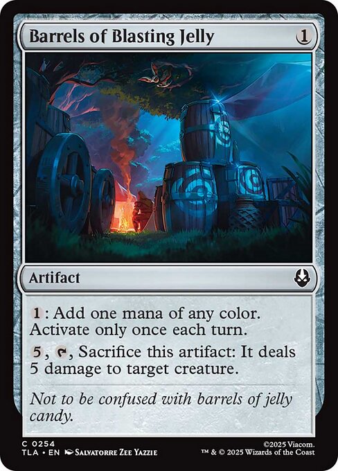 Barrels of Blasting Jelly (254) (Foil) - Avatar: The Last Airbender - Game On