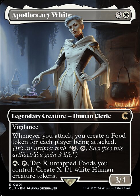 Apothecary White (1) - BORDERLESS - FULL ART - Ravnica: Clue Edition - Game On