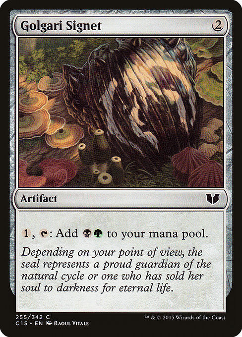 Golgari Signet (255) - Commander 2015 - Game On