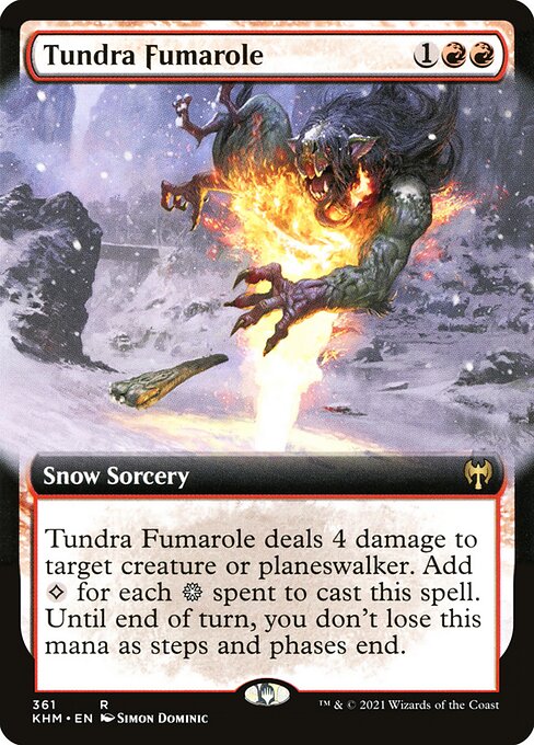 Tundra Fumarole (361) - EXTENDED ART (Foil) - Kaldheim - Game On
