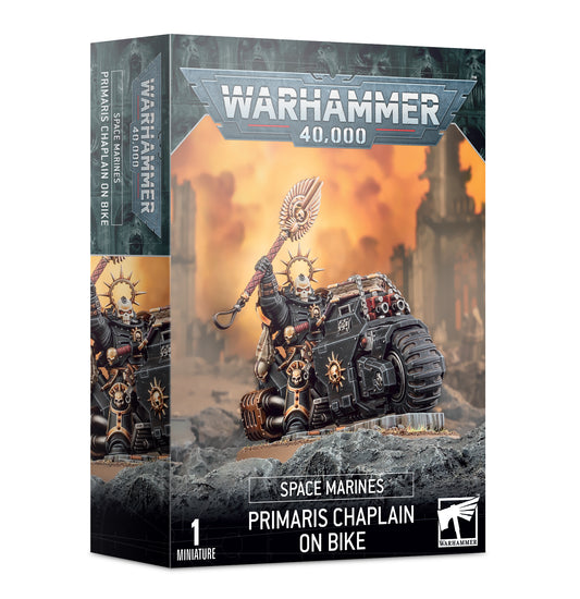Primaris Chaplain on Bike - Space Marines - Game On